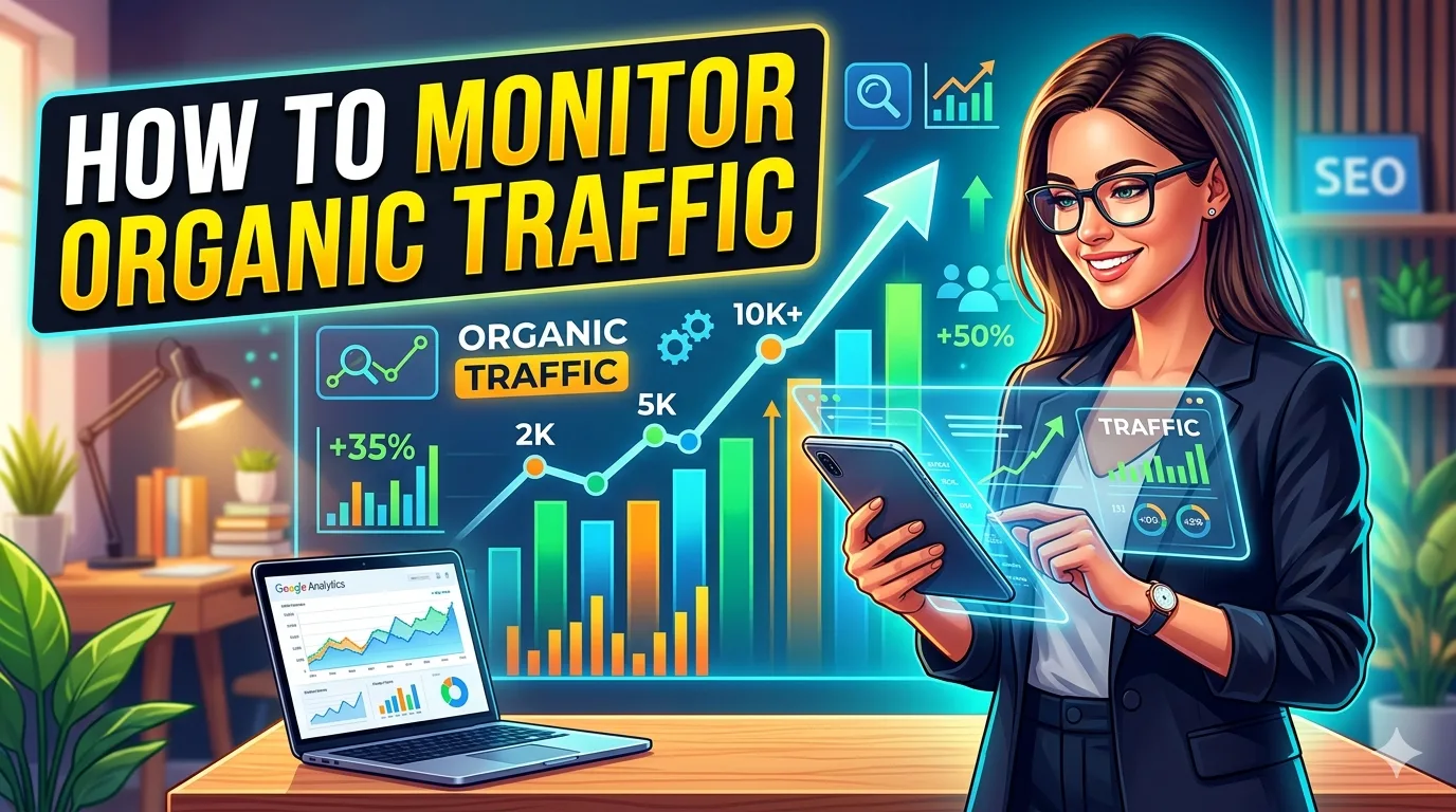 how to monitor organic traffic