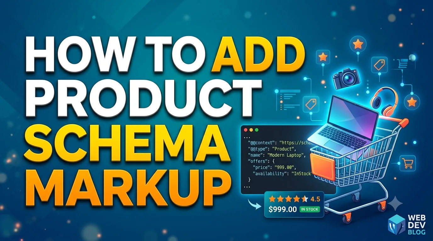 how to add product schema markup