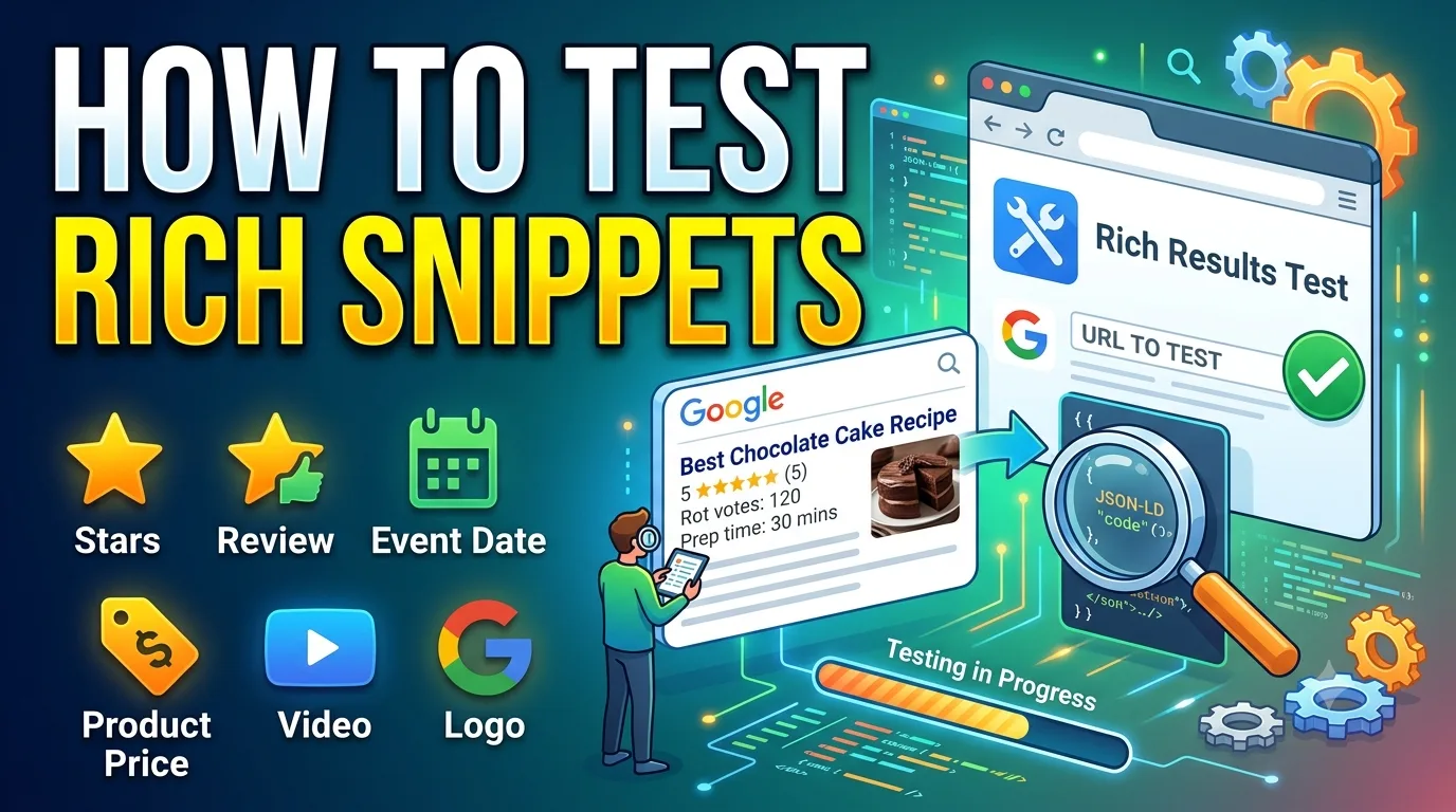 how to test rich snippets