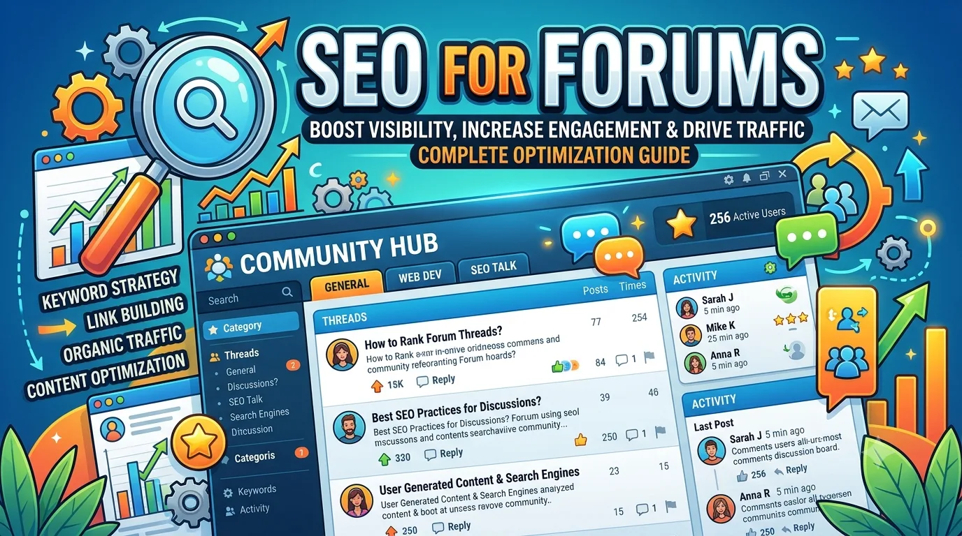 SEO for Forums: How to Rank in 2026 Without Chasing Links
