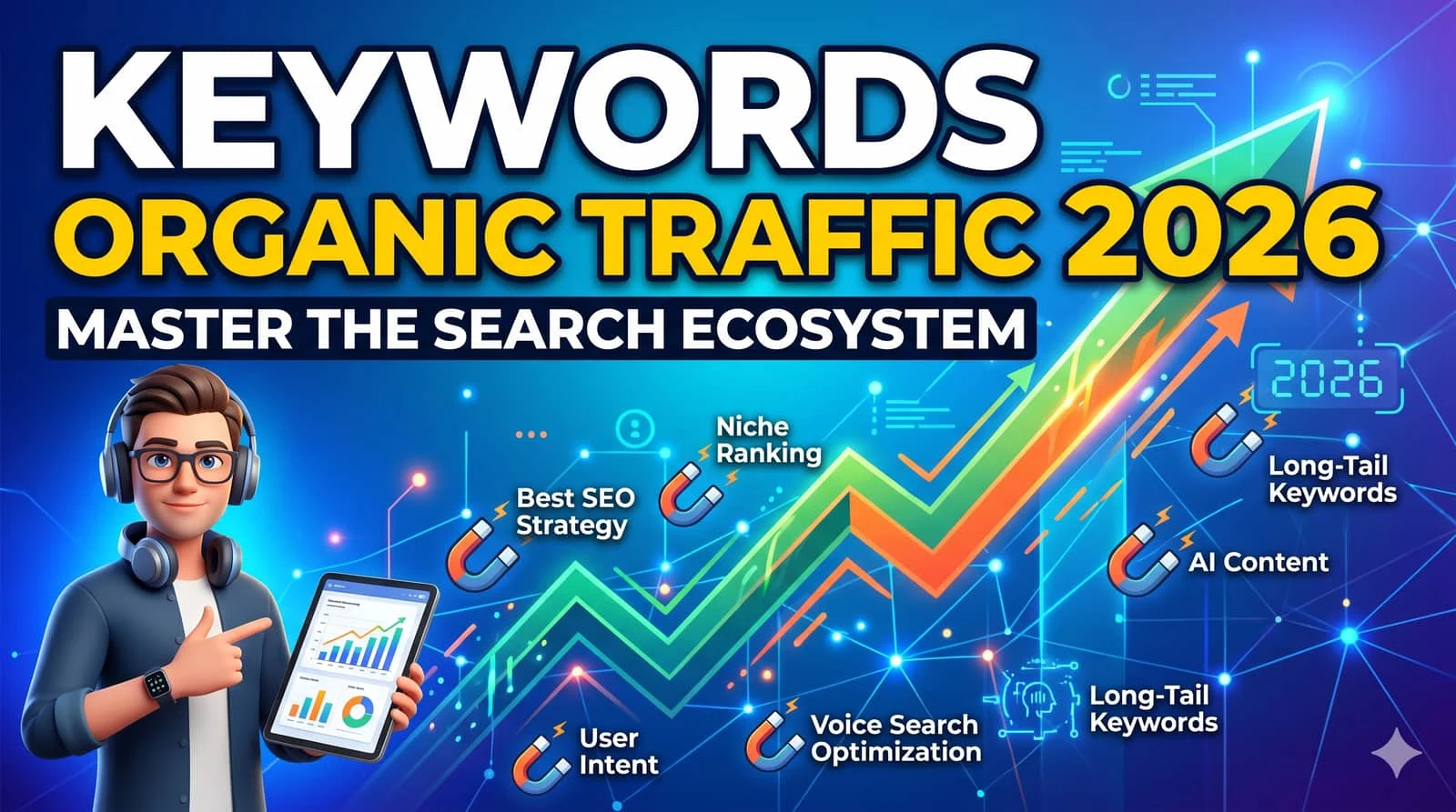 Keywords Organic Traffic 2026: Strategy for SEO Success | SMARTCHAINE